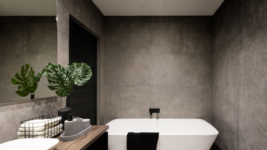 Kosten badkamer verbouwen inspiratie betonlook