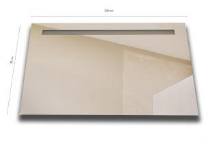 Badkamerspiegel 100×70 cm met LED-verlichting Mynd RBS060029