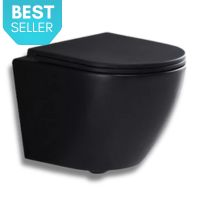 Toilet Mat zwart incl. softclose bril - RBS090056