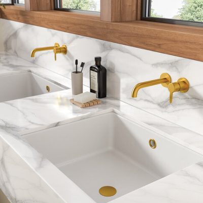 Damixa Silhouet Basin brushed brass pvd