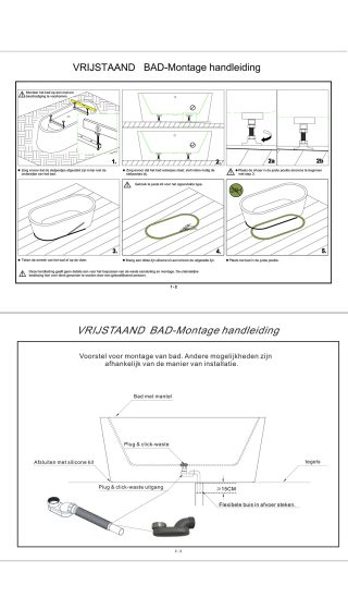 GalCera bad Montagehandleiding