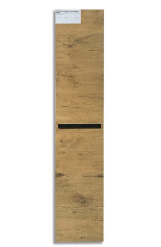 Kolomkast Oud eiken 160×35 cm met zwart greeplijst Hanga RBS010189