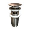 Pop-up waste met overloop gun metal Tappi