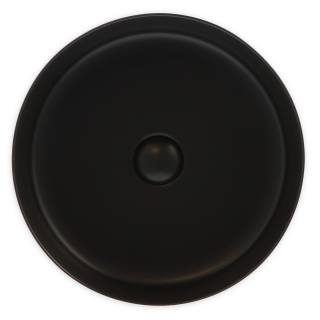 RBS020046 Waskom keramiek 39.4×39.4×15.5 cm Mat zwart incl. keramische pop-up Snilld bovenaanzicht