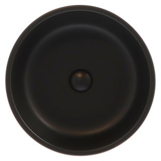 RBS020052 Waskom keramiek 41.5×41.5×14,5 cm Mat zwart incl. keramische pop-up Feitur bovenaanzicht
