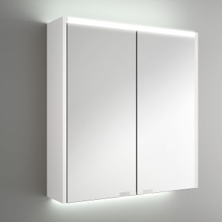Spiegelkast 60 cm glans wit met led verlichting - Alliance